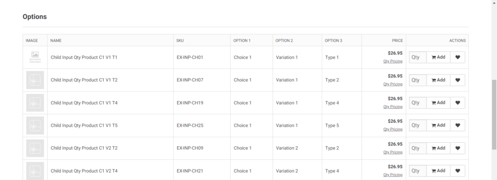 Product Catalog Input Quantity View Products Coresite Input Qty