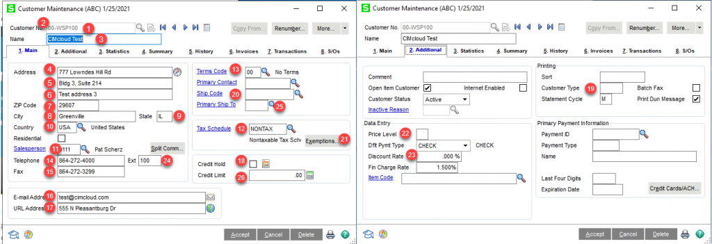 ERP Sync Overview ERP Customer/Account Sync To/From Sage100 Update Sage Customer