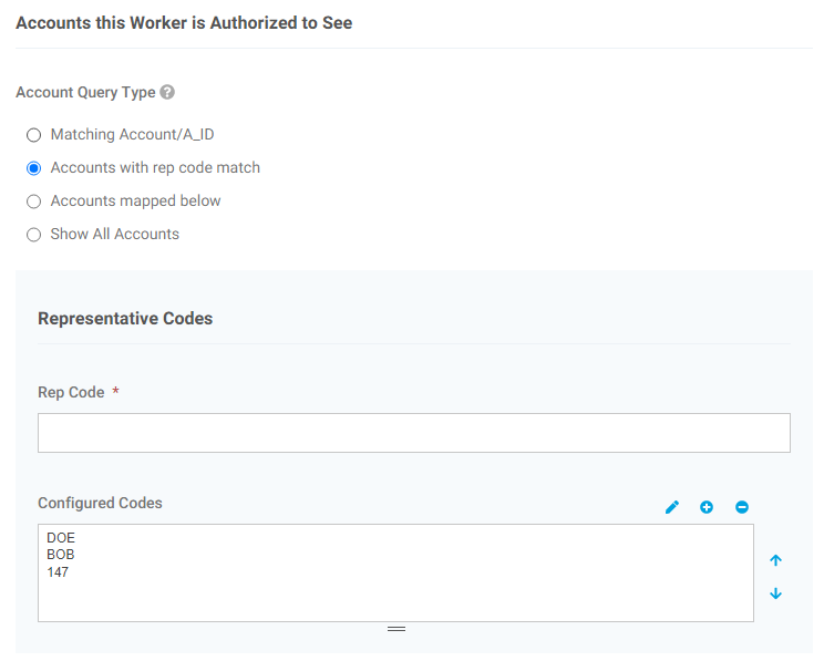 Workers Customer Account Filter Overview Aqt Rep