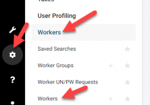 Workers Customer Account Filter Overview Manage Workers Nav