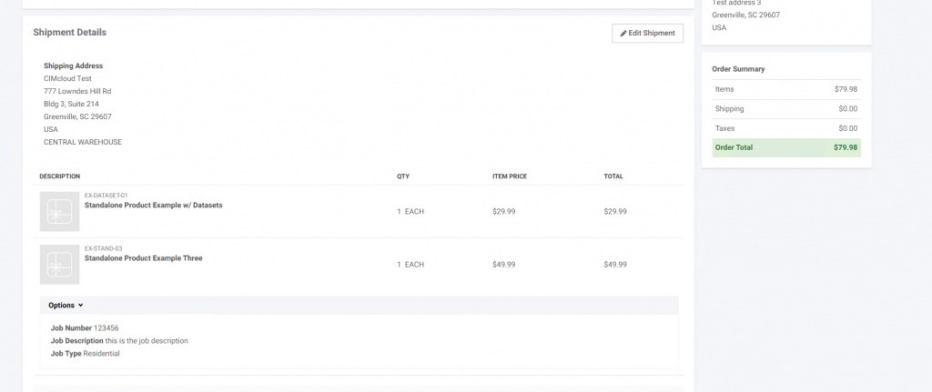 Application Settings Cart Options (a.k.a. Product Questions) Cart Options Payment Page