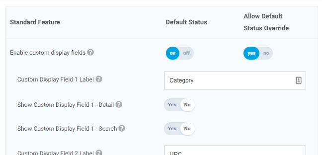 Product Releases Release 2021.R1 Custom Display Fields