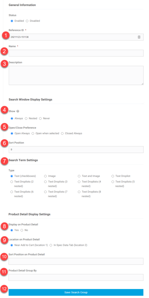 Faceted Search Refine Your Search Search Group Setup