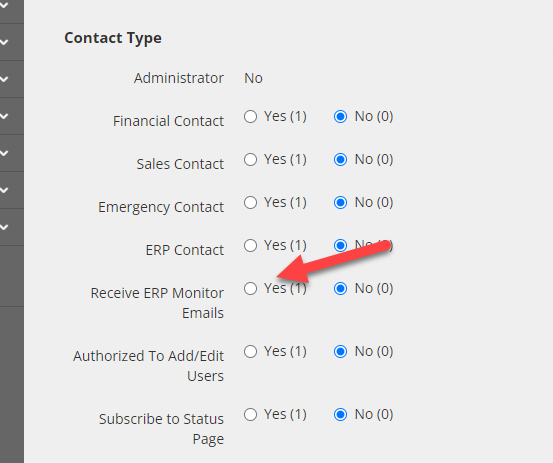 Technical & Misc. Website Data Exception Reporting & Monitoring Erp Derp Contact