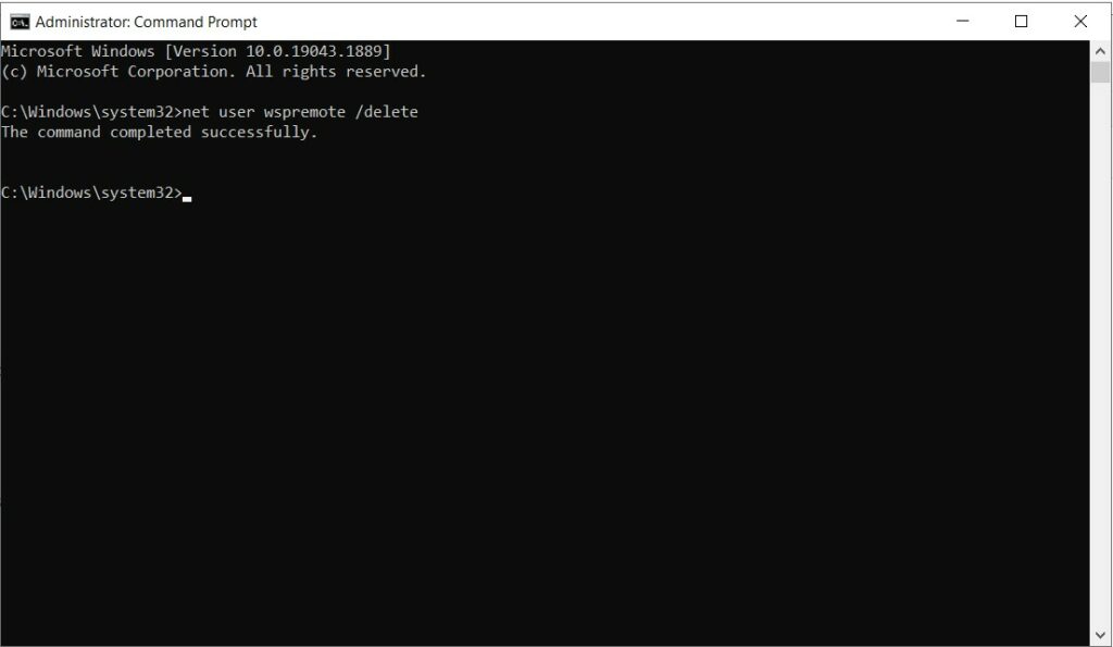 Advanced Removing Remote Access (To Your ERP Server) Runuserdeletecommand