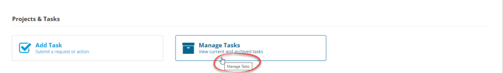 Help & Support How to View Closed Tasks in Extranet Task