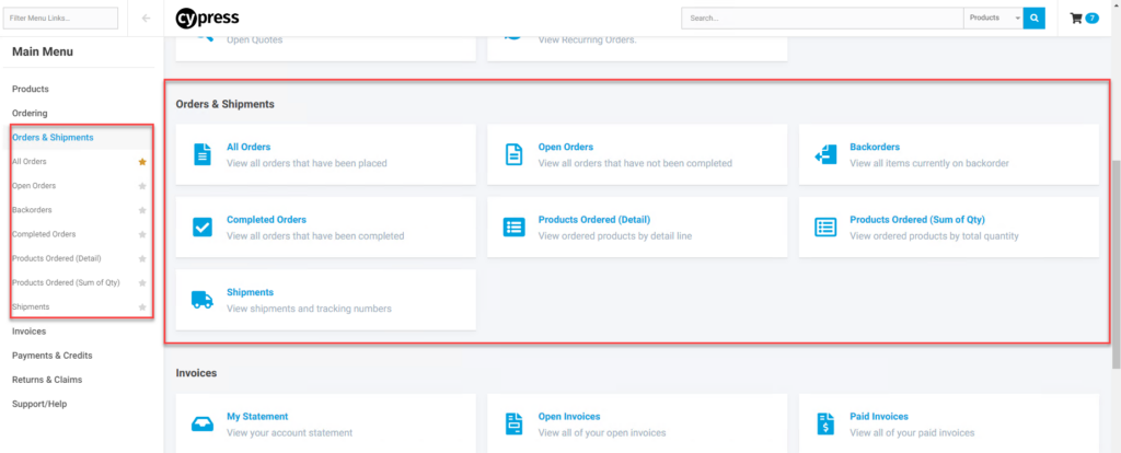 Optional Software Bundles Starter Customer Portal w/ CRM & Content Workspaces (ARP) Order Ship Links