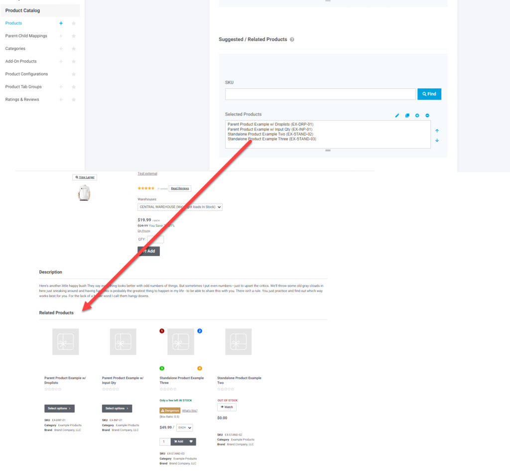 Optional Software Bundles Product Catalog & Cart/Ordering in Customer Portal + Product Workspace Prod Related