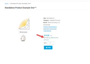 Optional Software Bundles Product Catalog & Cart/Ordering in Customer Portal + Product Workspace You Save