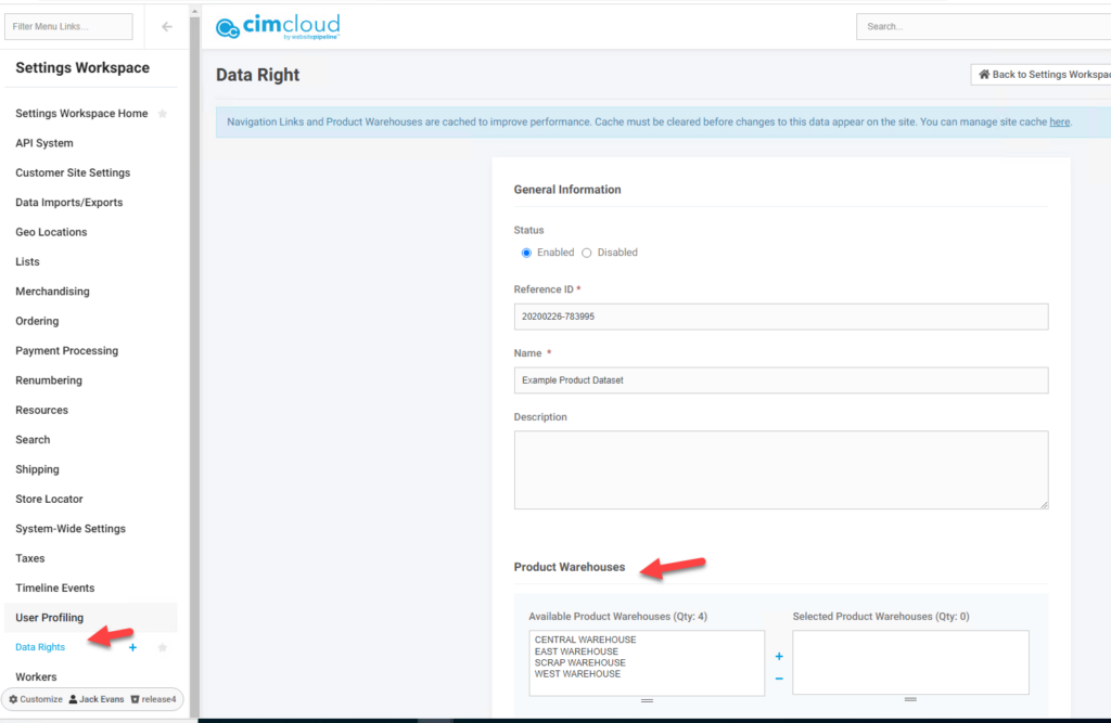 Advanced Product Inventory Tools Data Sets - Warehouses Warehouses To Dataright