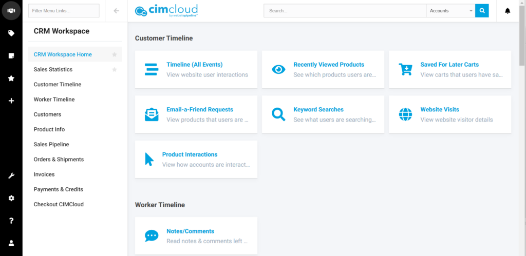 CIMcloud Worker Portal