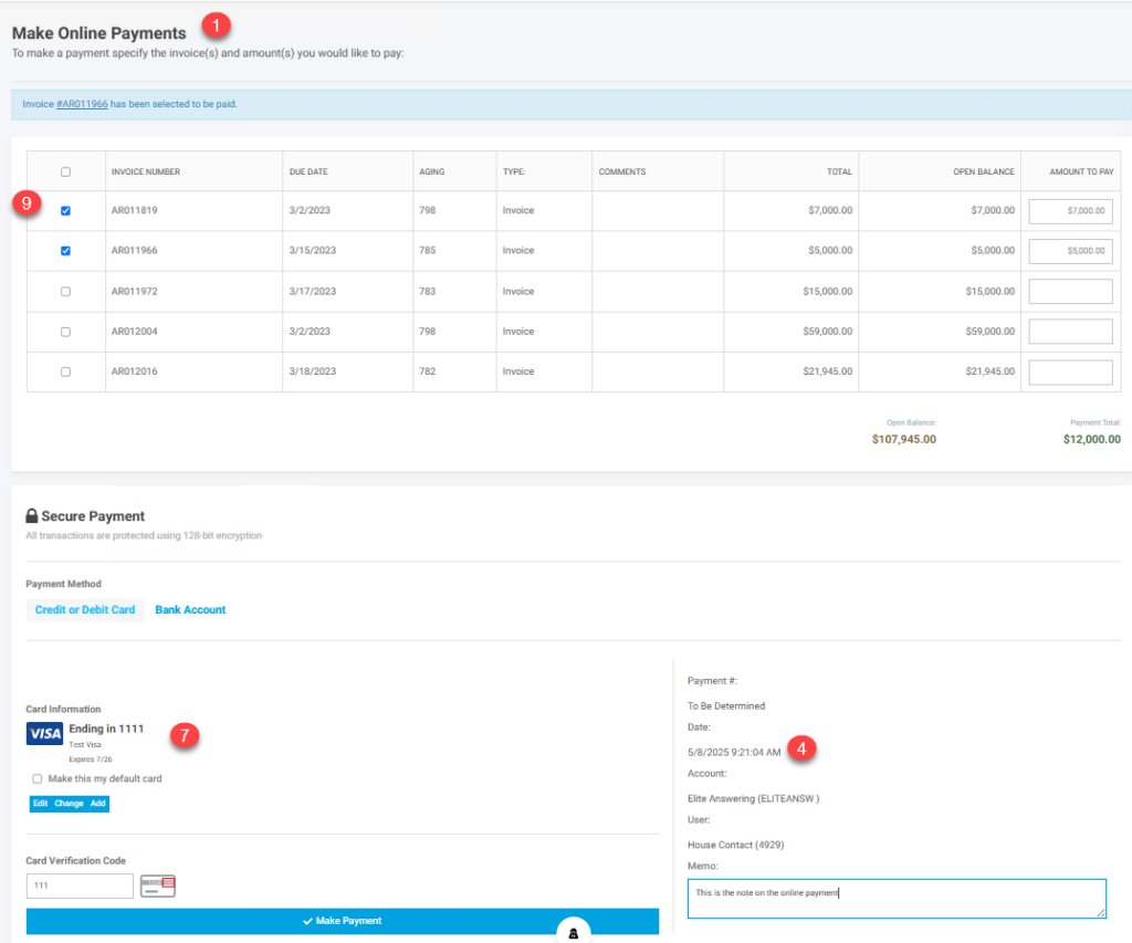 Acumatica Data Sync Specifics Acumatica - Invoice Payment Creation in Acumatica from CIMcloud Online Invoice Payment Website Payment